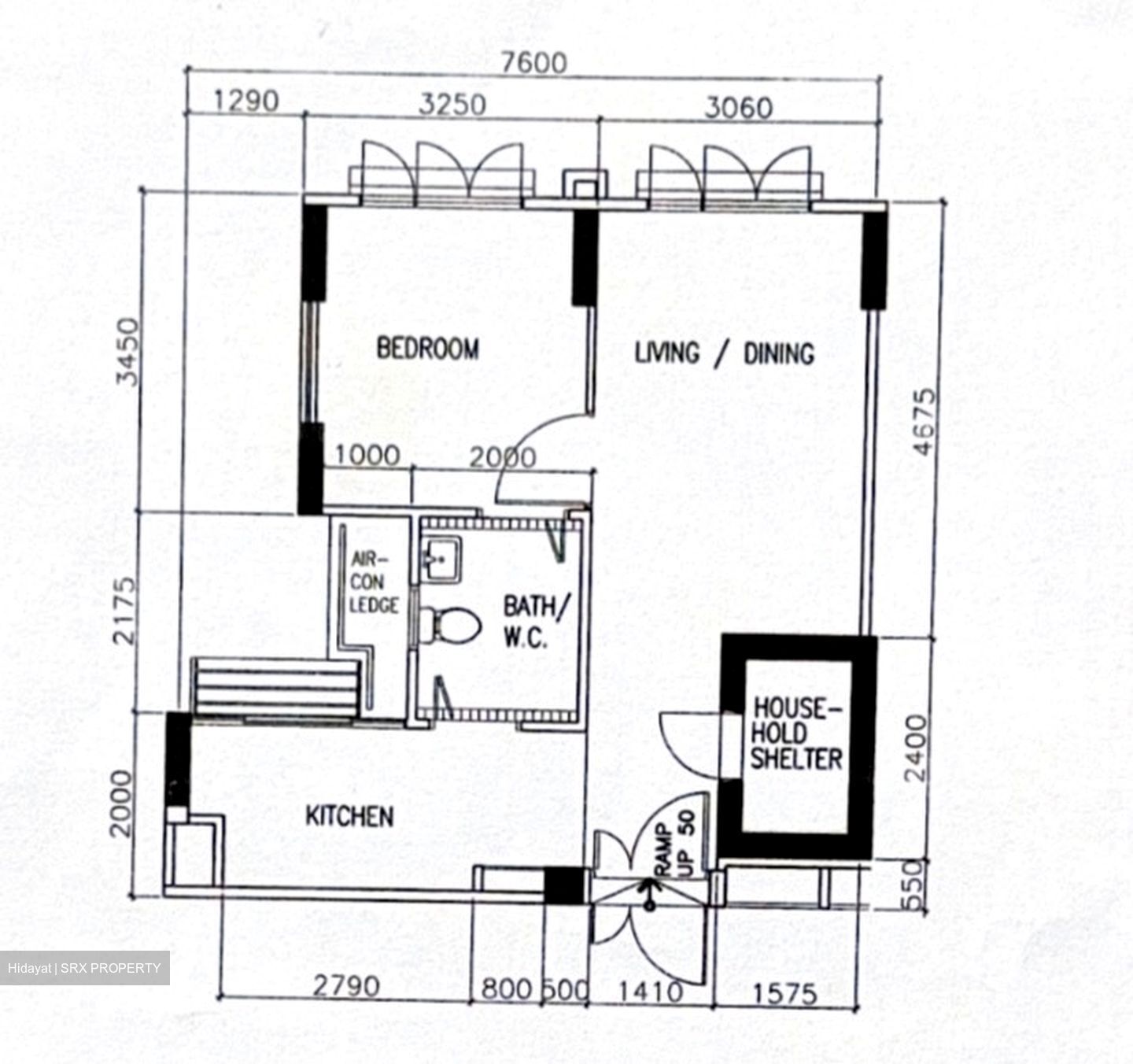 Blk 424B Orchid Spring @ Yishun (Yishun), HDB 2 Rooms #586662391